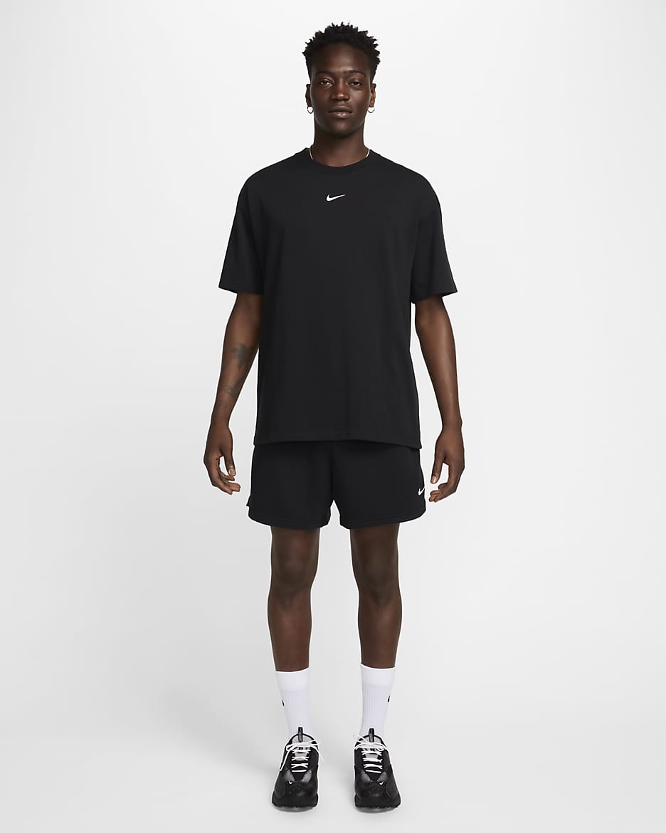 Nike NOCTA Cardinal Fleece Shorts Black Cotton Polyester